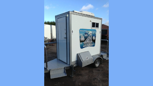 portable toilet trailer