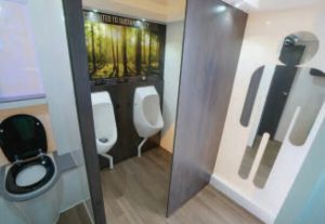 Diamond series toilets inside male